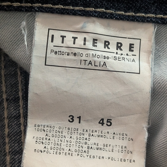 Versace Men's Straight Leg blue Jeans 30 x 32.5 in Like New Condition - Picture 6 of 13